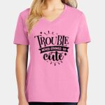 Women's Core Cotton V Neck Tee Thumbnail