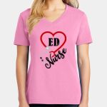 Women's Core Cotton V Neck Tee Thumbnail