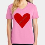 Women's Core Cotton V Neck Tee Thumbnail