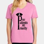 Women's Core Cotton V Neck Tee Thumbnail