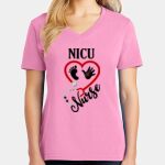 Women's Core Cotton V Neck Tee Thumbnail