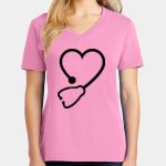 Women's Core Cotton V Neck Tee Thumbnail