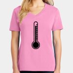 Women's Core Cotton V Neck Tee Thumbnail