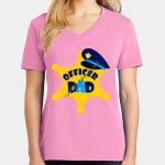 Women's Core Cotton V Neck Tee Thumbnail