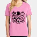 Women's Core Cotton V Neck Tee Thumbnail