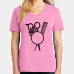 Women's Core Cotton V Neck Tee Thumbnail