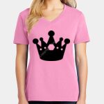 Women's Core Cotton V Neck Tee Thumbnail