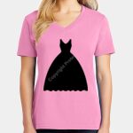 Women's Core Cotton V Neck Tee Thumbnail