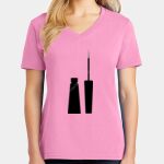 Women's Core Cotton V Neck Tee Thumbnail