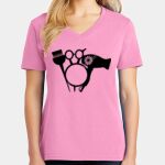Women's Core Cotton V Neck Tee Thumbnail