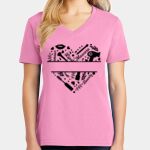 Women's Core Cotton V Neck Tee Thumbnail