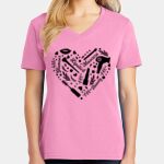 Women's Core Cotton V Neck Tee Thumbnail