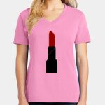 Women's Core Cotton V Neck Tee Thumbnail