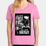 Women's Core Cotton V Neck Tee Thumbnail