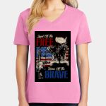 Women's Core Cotton V Neck Tee Thumbnail