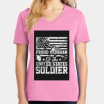 Women's Core Cotton V Neck Tee Thumbnail