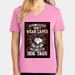 Women's Core Cotton V Neck Tee Thumbnail