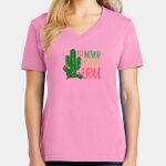 Women's Core Cotton V Neck Tee Thumbnail