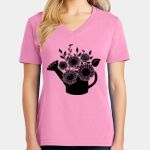 Women's Core Cotton V Neck Tee Thumbnail