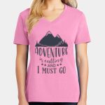 Women's Core Cotton V Neck Tee Thumbnail