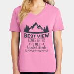 Women's Core Cotton V Neck Tee Thumbnail