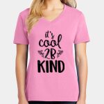 Women's Core Cotton V Neck Tee Thumbnail
