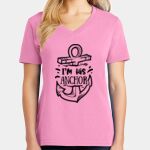 Women's Core Cotton V Neck Tee Thumbnail