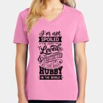 Women's Core Cotton V Neck Tee Thumbnail