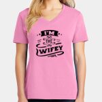 Women's Core Cotton V Neck Tee Thumbnail