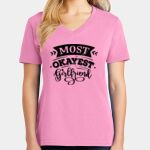 Women's Core Cotton V Neck Tee Thumbnail