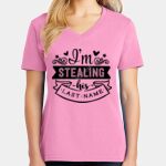 Women's Core Cotton V Neck Tee Thumbnail