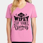 Women's Core Cotton V Neck Tee Thumbnail
