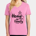 Women's Core Cotton V Neck Tee Thumbnail