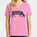 Women's Core Cotton V Neck Tee Thumbnail