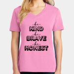 Women's Core Cotton V Neck Tee Thumbnail