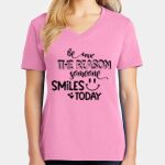 Women's Core Cotton V Neck Tee Thumbnail