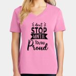 Women's Core Cotton V Neck Tee Thumbnail