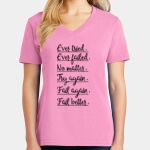 Women's Core Cotton V Neck Tee Thumbnail