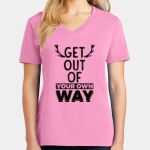 Women's Core Cotton V Neck Tee Thumbnail