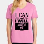 Women's Core Cotton V Neck Tee Thumbnail