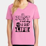 Women's Core Cotton V Neck Tee Thumbnail