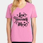 Women's Core Cotton V Neck Tee Thumbnail