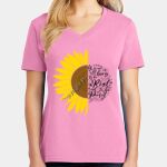 Women's Core Cotton V Neck Tee Thumbnail