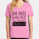 Women's Core Cotton V Neck Tee Thumbnail