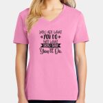 Women's Core Cotton V Neck Tee Thumbnail