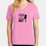 Women's Core Cotton V Neck Tee Thumbnail