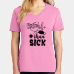 Women's Core Cotton V Neck Tee Thumbnail