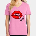 Women's Core Cotton V Neck Tee Thumbnail