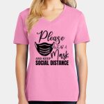 Women's Core Cotton V Neck Tee Thumbnail