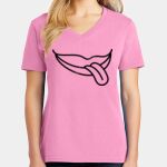 Women's Core Cotton V Neck Tee Thumbnail